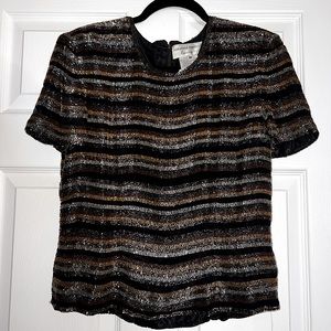 Vintage beaded top in EXCELLENT condition!